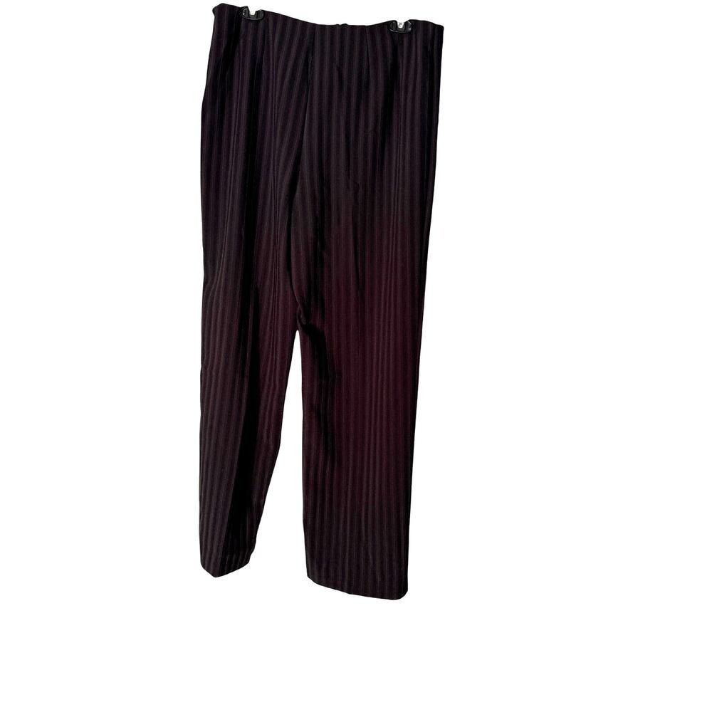 Sheri Martin Women's Size 12 Gold Striped Black Dress Pants